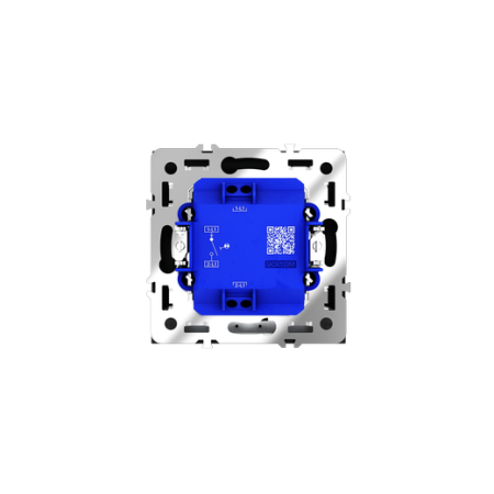 Выключатель встраиваемый Voltum S70 одноклавишный с подсветкой 10А, (графит)