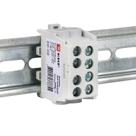 Клемма распределительная КСР с двойным винтом 2x35/2x25 серая PROxima EKF