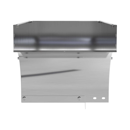 Угол CDSD 90 вертикальный внешний переходник правосторонний осн.50 H50, нержавеющая сталь AISI 304, в комплекте с крепежнымиэлементами и соединительны