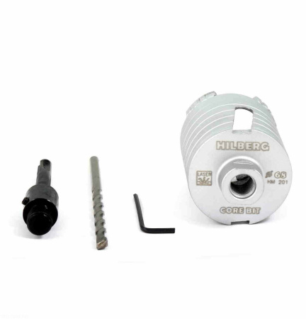 Коронка алмазная по бетону 68 мм Laser HM201 Hilberg