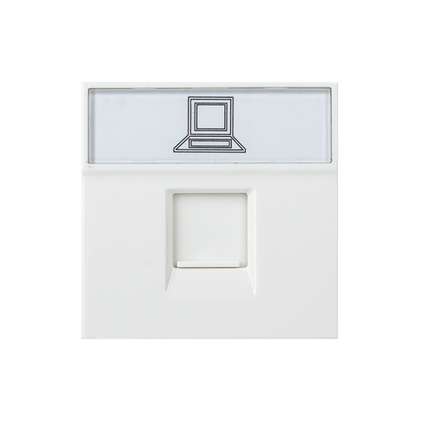 Розетка RJ45 кат, 5e, 2 модуля EKF