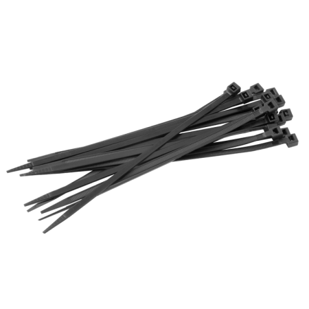 Хомут нейлоновый черный (7,2х450) (100шт) Basic EKF