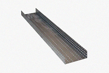 Лоток перфорированный ЛМ 150х50х2000 УТ1,5, горячее цинкование, S1,5