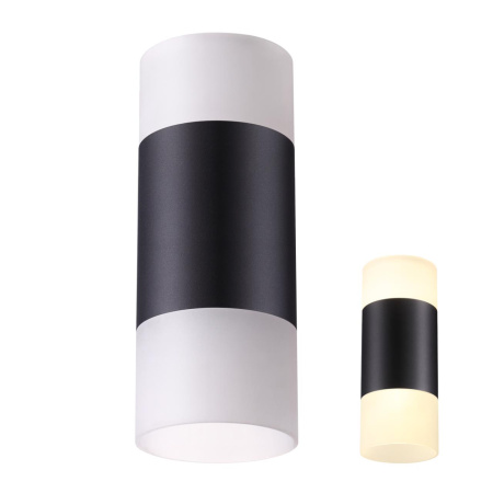 Св-к накл.IP20 LED 4000K 7W вниз + 3W вверх 220-240V ELINА черный NOVOTECH