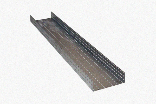 Лоток перфорированный ЛМ 150х50х2000 УТ1,5, горячее цинкование, S1,5