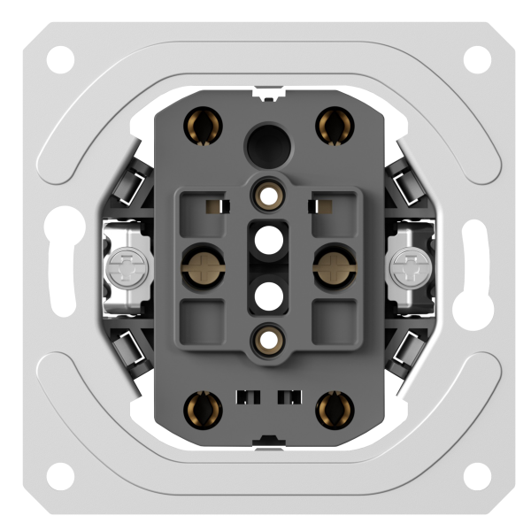 Donel механизм розетки двойной без заземления 16А 250 В~ на винтах, серия DB