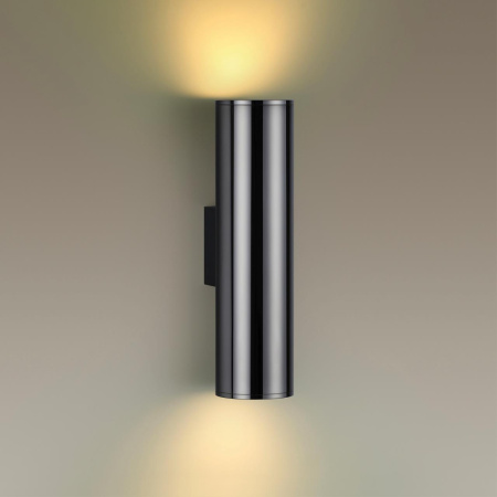 Настенный св-к E27 LED max 7W DARIO черный хром/металл B ODEON LIGHT