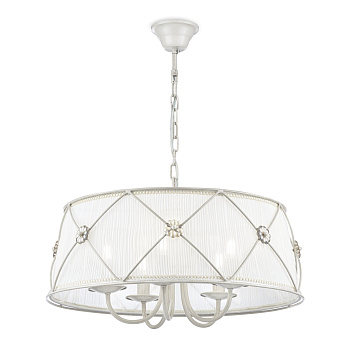 Люстра 5*E14 40Вт Жемчужный белый IP20 Lea ARM369-05-G Maytoni