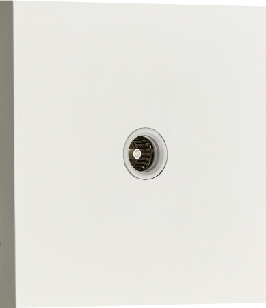 Donel N96 TV розетка (папа), Белый, серия DT