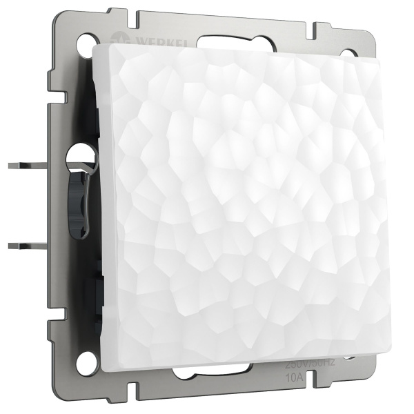 Hammer Механизм выключателя СУ 1 кл. проходной 10А Белый IP20 Werkel