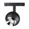 Трековый св-ник для низков.шинопровода IP20 LED 4000K 10W 48V FLUM черн/хром NOVOTECH