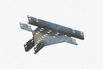 Лоток тройниковый перфорированный ОТ 400х50 УХЛ1, горячее цинкование S1,5