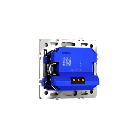 Светорегулятор встраиваемый Voltum S70 поворотно-нажимной 600 Вт, (шелк)