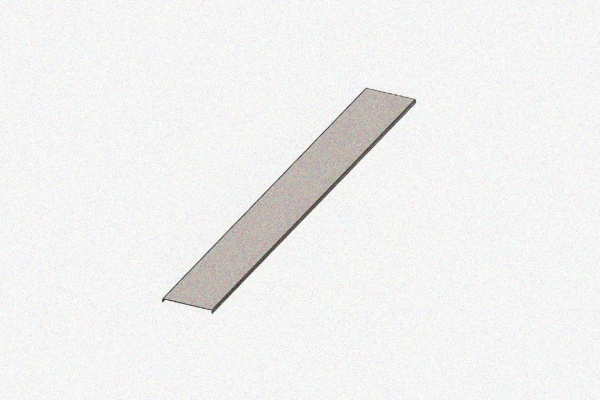 Крышка несущего лотка КНЛ40-П2,0 УТ1,5, оцинкованный лист, S1,0