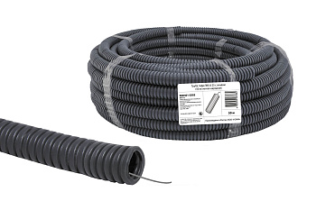 Труба гофр.ПВХ d 25 с зондом (50 м) легкая народная TDM