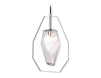 Подвесной светильник со сменной лампой TR3626 CH/CL хром/матовый G9 max 40W D200*1100 Ambrella Light