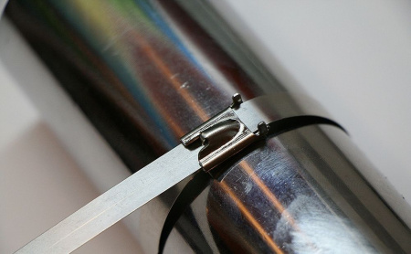 Хомут стальной STEKKER SSCTE79-500 7.9х500мм, d пучка max 150мм, нагрузка 120кг, серый, упаковка 25 шт