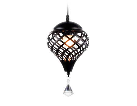 Светильник подвесной TR8442 BK черный E27 max 40W D170*800 Ambrella Light
