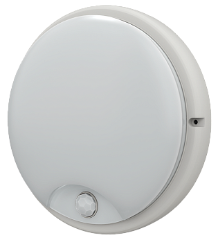 Светильник светодиодный ДПО 4200Д 12Вт 6500K IP54 круг белый с инфракрасным датчиком движения IEK