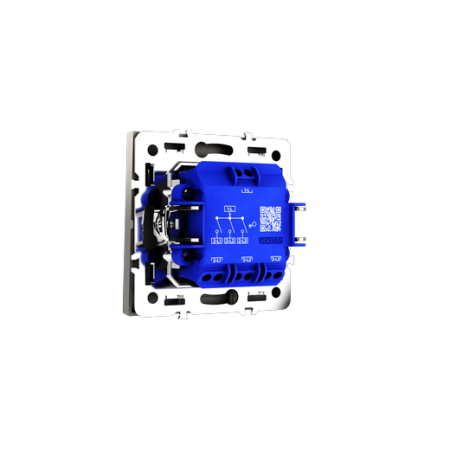 Выключатель встраиваемый Voltum S70 трехклавишный 10А, (кашемир)
