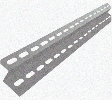 Профиль зетовый перфорированный К239х3000 УХЛ1, горячее цинкование, S3,0