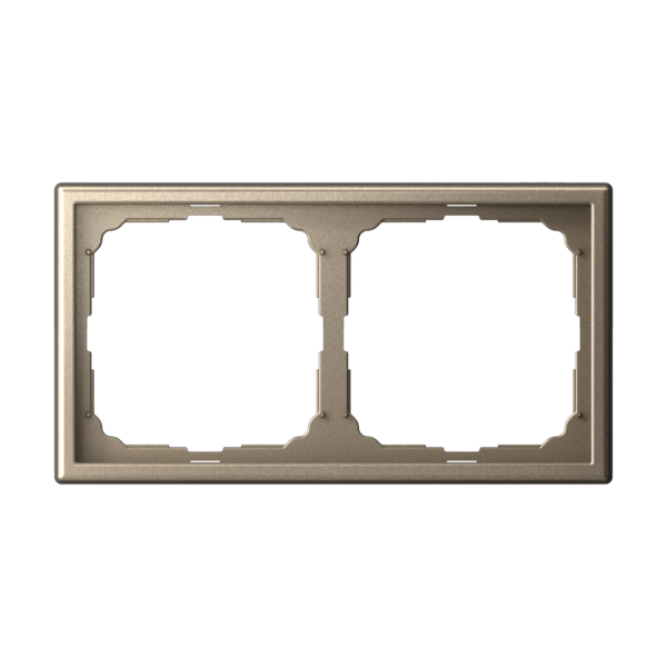 ARTGALLERY 2-постовая РАМКА, универсальная, ШАМПАНЬ Systeme Electric