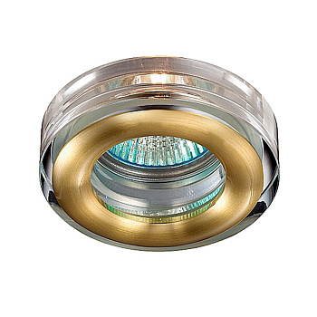Встр.св-к IP54 GX5.3 50W 12V AQUA матовое золото B NOVOTECH
