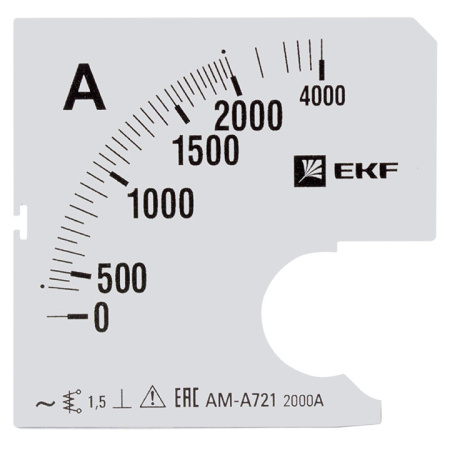 Шкала сменная для A721 2000/5А-1,5 PROxima EKF