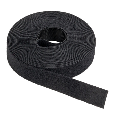 Хомут-липучка 20 мм (5м ролл) черный PROxima EKF