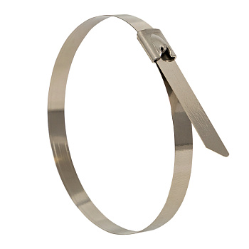 Хомут AISI 304 из нержавеющей стали, 7,9x360 (100 шт) FlexLock PROxima EKF