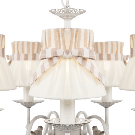 Люстра 5*E14 40Вт Белый с Золотом IP20 Fable FR5122PL-05WG Freya