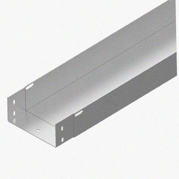 Лоток монтажный цельный глухой ЛМЦГ100х50х3000 УХЛ1, горячее цинкование, S1,5