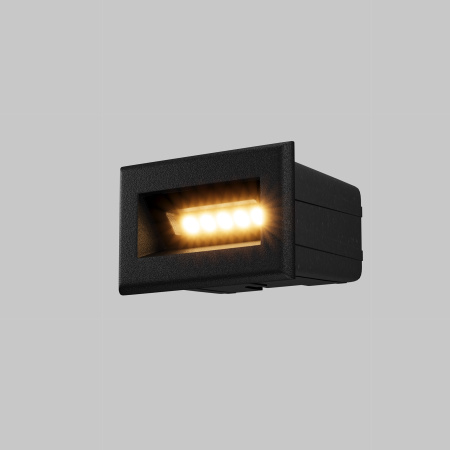 Подсветка для лестниц 3Вт 3000К Черный IP65 Bosca O045SL-L3B3K Outdoor Maytoni