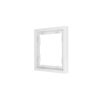 Рамка пластиковая Voltum S70 на 1 пост, (белый глянцевый)