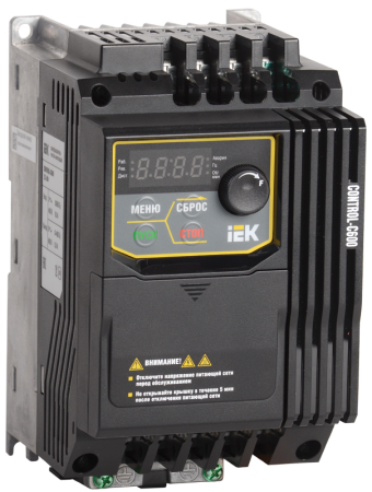 Преобразователь частоты CONTROL-C600 380В 3Ф 2,2кВт IEK