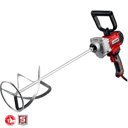 Миксер МР-1100 строительный, 1100 Вт, 0-600 об/мин, М14 патрон, перемешивание "вверх/вниз" ЗУБР