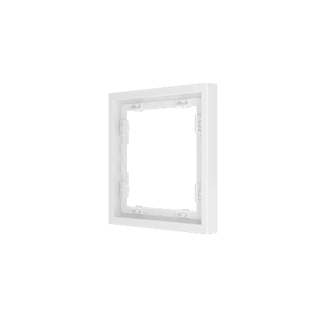 Рамка пластиковая Voltum S70 на 1 пост, (белый глянцевый)