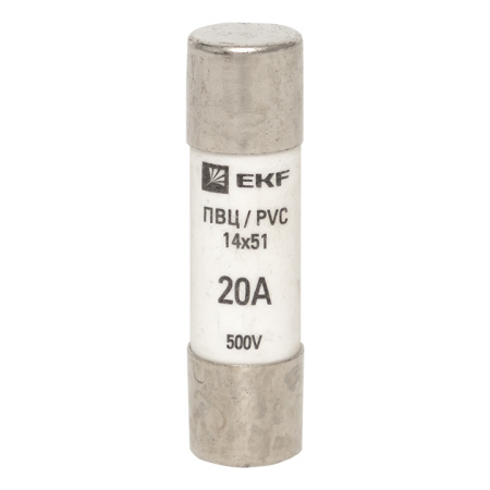 Плавкая вставка цилиндрическая ПВЦ (14х51) 20А PROxima EKF