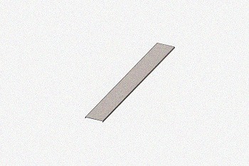 Крышка лотка КЛ 100х3000, без покрытия, S1,5