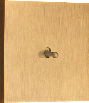 Donel N96 Переключатель перекрестный (с 3-х мест) на 1 тумблер, Каплевидный, 10AX 250V, Латунь, серия DT