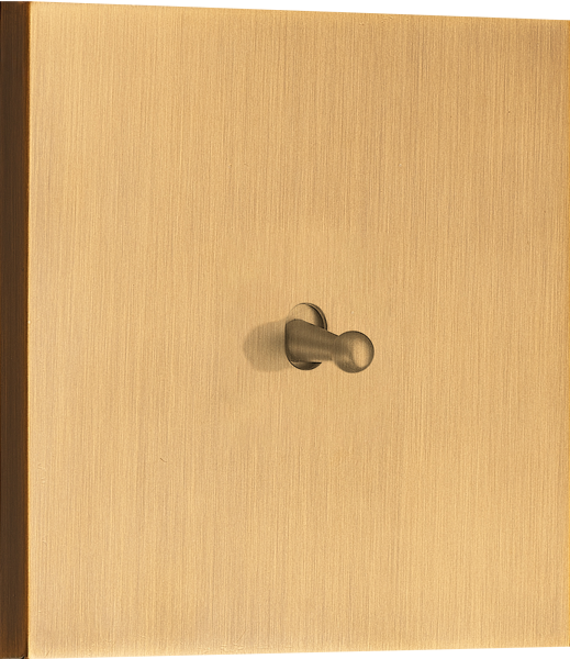 Donel N96 Переключатель перекрестный (с 3-х мест) на 1 тумблер, Каплевидный, 10AX 250V, Латунь, серия DT