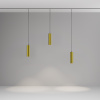 Трековый подвесной светильник LED 12Вт Черный и Латунь IP20 Magnetic track system Exility TR041-2-12W4K-BBS Technical Maytoni