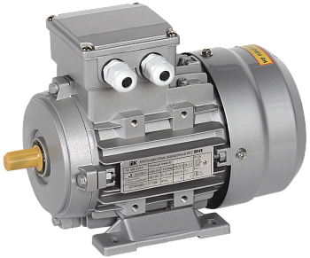 Электродвигатель асинхронный трехфазный АИС 63C2 380В 0,37кВт 3000об/мин 1081 DRIVE IEK