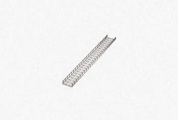 Лоток замковый перфорированный ЛМЗ 100х60х2000 УХЛ1, горячее цинкование, S1,5