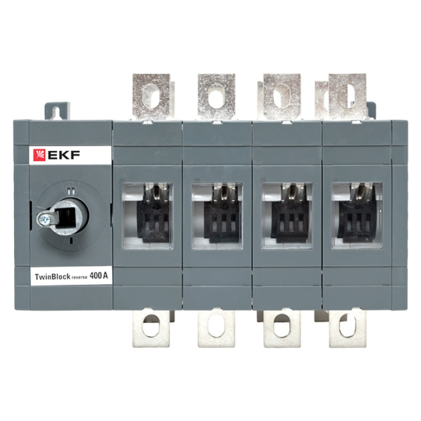 Рубильник 400A 4П реверсивный без рукоятки управления TwinBlock EKF