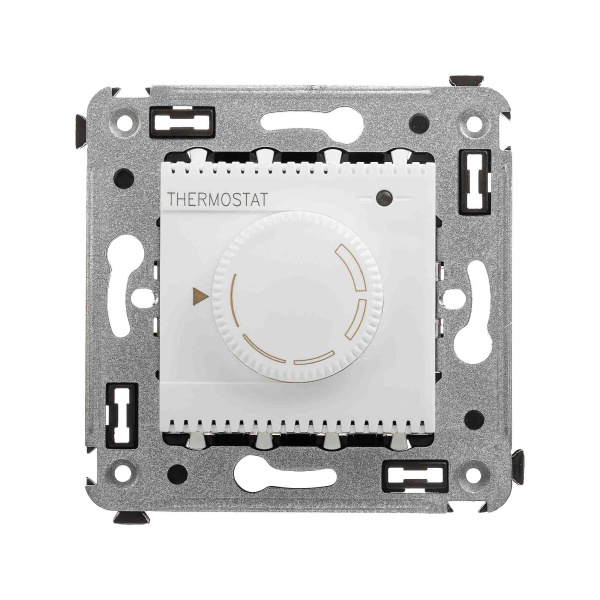 Термостат для теплых полов в стену, "Avanti", "Белое облако" DKC