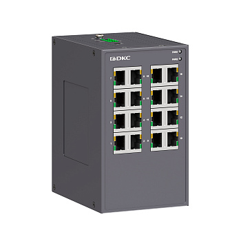 Промышленный неуправляемый коммутатор, арт. N1000-16T-P2 DKC