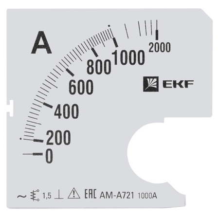 Шкала сменная для A721 1000/5А-1,5 PROxima EKF