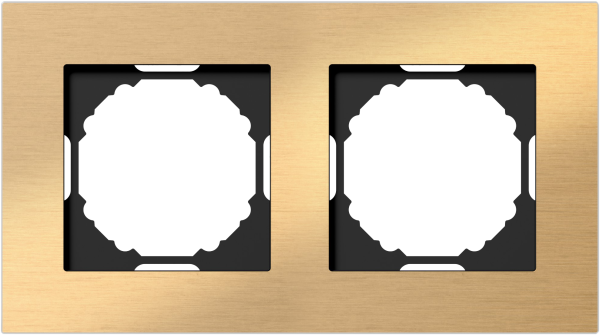 Donel A07 Natural Золотистый Алюминий рамка 2-я, серия DB