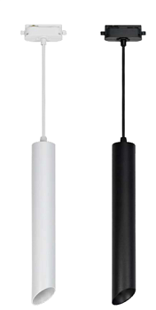 Светильник св/д трековый подвесной 12W 1000Лм 4000K черный скошенный край Uniel